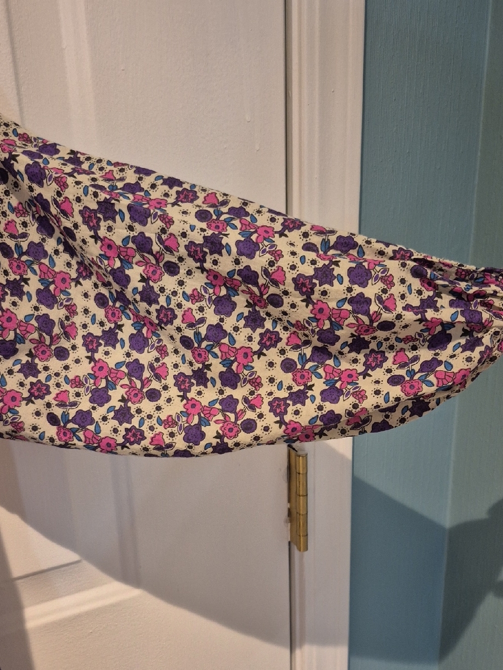 NATURAL LIFE Purple Floral Tiered Maxi Dress. Size M - Picture 4 of 13